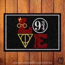 Capacho Harry Potter Love